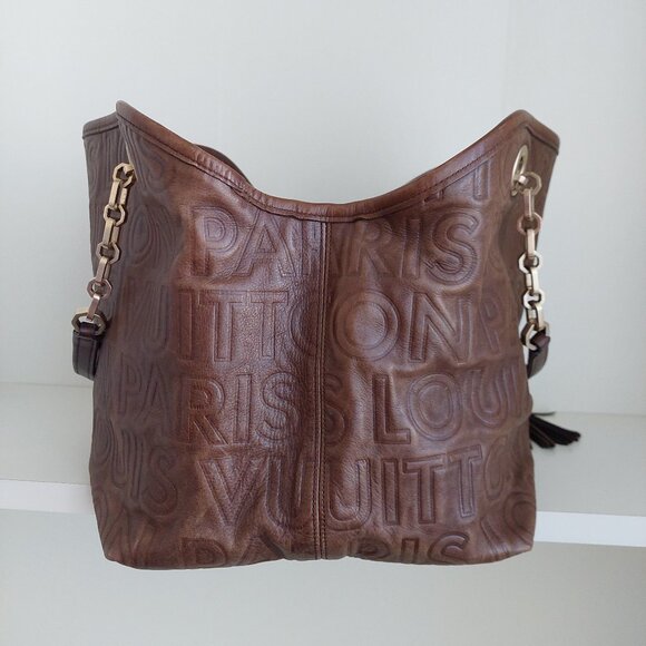 Louis Vuitton Paris Whisper Souple Monogram Leather Bag - Picture 9 of 16